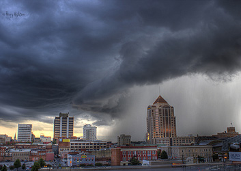 Downtown Deluge By Terry Aldhizer